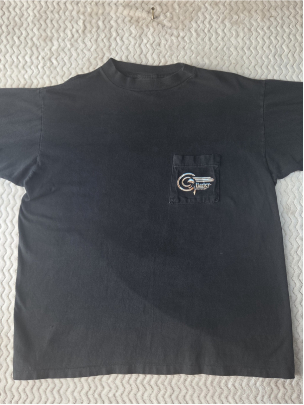Vintagr Harley-Davidson Funwear Graphic Pocket T-Shirt Black XL
